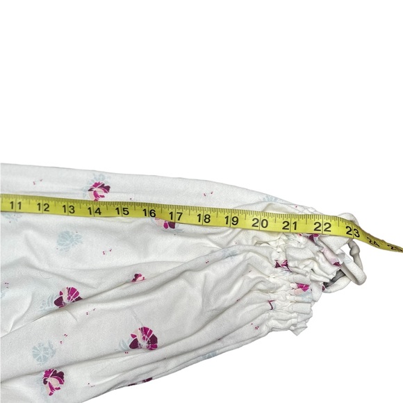 Free People Winter Sun Printed boho off white ling sleeve soft Tunic Dress - Picture 9 of 15